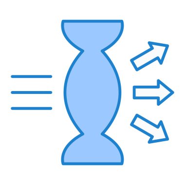 iş yönetimi düz simgesi, vektör illüstrasyonu