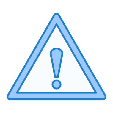 uyarı işareti simgesi, vektör illüstrasyonu