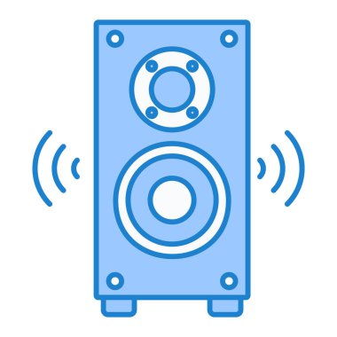 hoparlör vektör illüstrasyonu