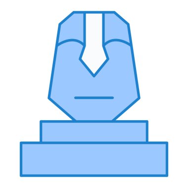 Podyum ikon vektör illüstrasyonu