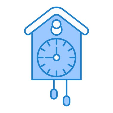 Saat simgesi vektör illüstrasyonu