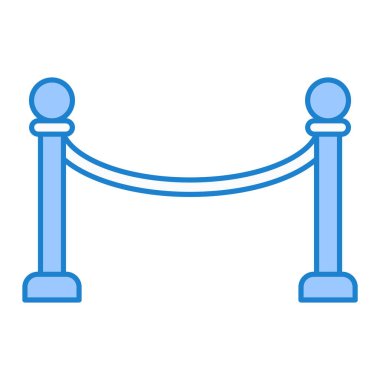 bariyer simgesi vektör illüstrasyonu