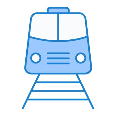 tren simgesi vektör illüstrasyonu