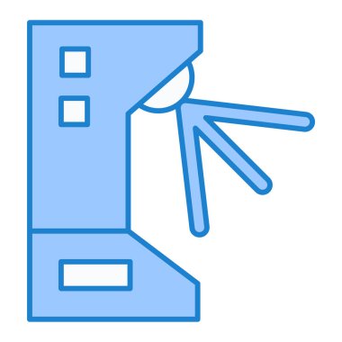 Çizgi film robotunun vektör çizimi