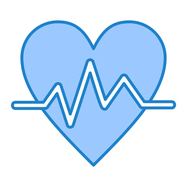 Kalp Atışı Ikon Vektör Çizimi Tasarımı — Stok Vektör