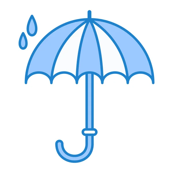 Umbrella Icon Vector Illustration — Stock Vector