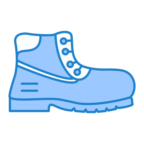 Shoe Boot Icon Outline Sport Shoes Vector Illustration — ストックベクタ