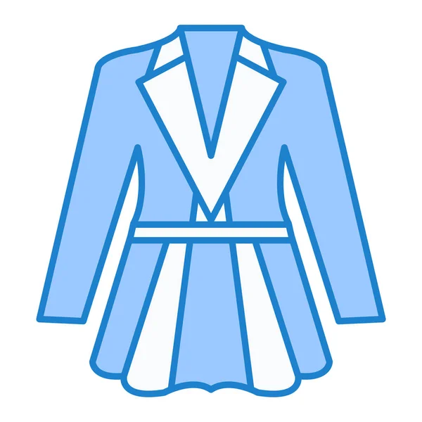 Chaqueta Icono Web Ilustración Simple — Vector de stock