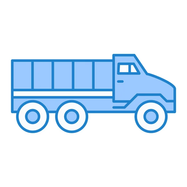 Camion Icône Web Illustration Simple — Image vectorielle