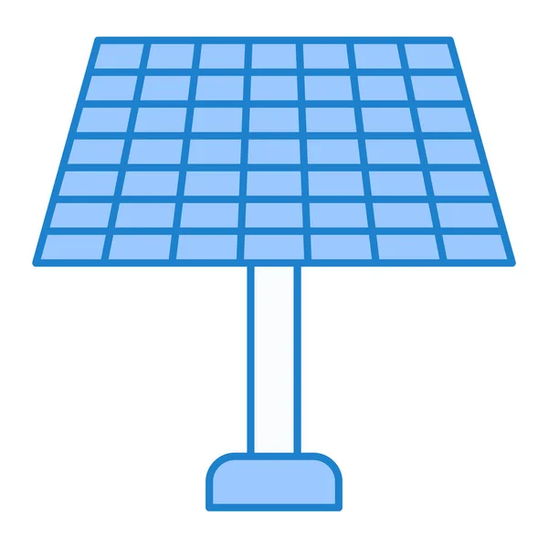 Sonnenkollektoren Symbol Einfache Illustration Von Energiesparlampen Vektorsymbolen Für Das Web — Stockvektor