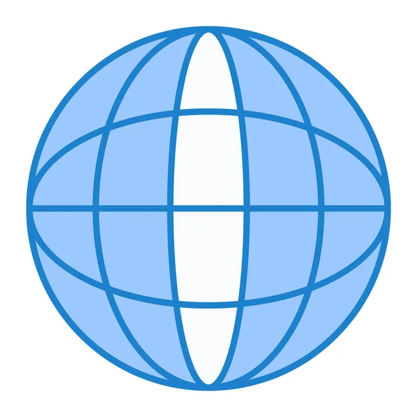 World Globe Icon Vector Illustration Design — 스톡 벡터