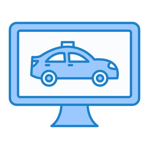 Servicio Coche Icono Vector Ilustración — Vector de stock