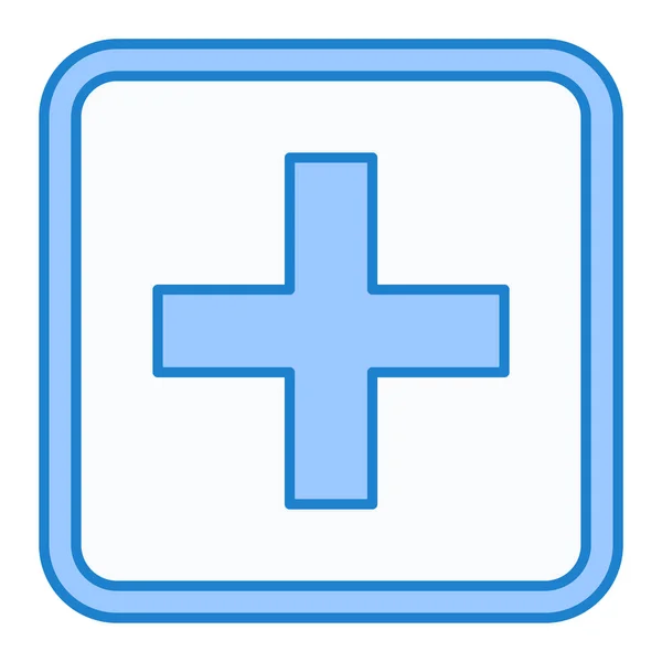 Ikona Přechodu Lékařský Symbol Vektorová Ilustrace — Stockový vektor