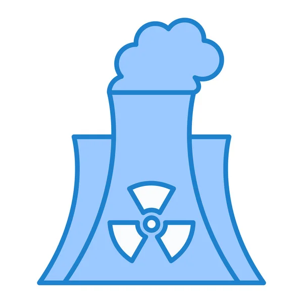 Pictogram Van Kerncentrale Ontwerp Van Vectorillustratie — Stockvector