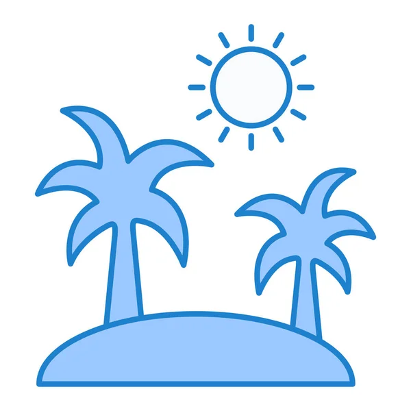 Sommer Urlaub Symbol Vektor Illustration — Stockvektor