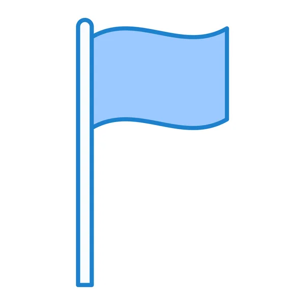 Εικονογράφηση Διανύσματος Εικονιδίου Σημαίας — Διανυσματικό Αρχείο