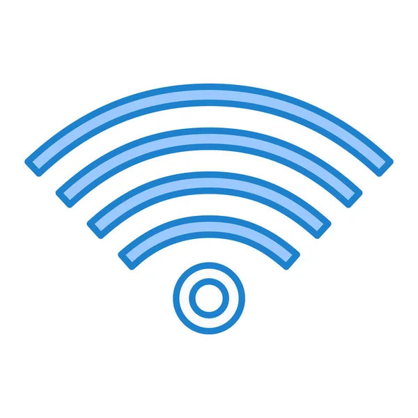 Señal Wifi Icono Vector Ilustración Diseño — Archivo Imágenes Vectoriales