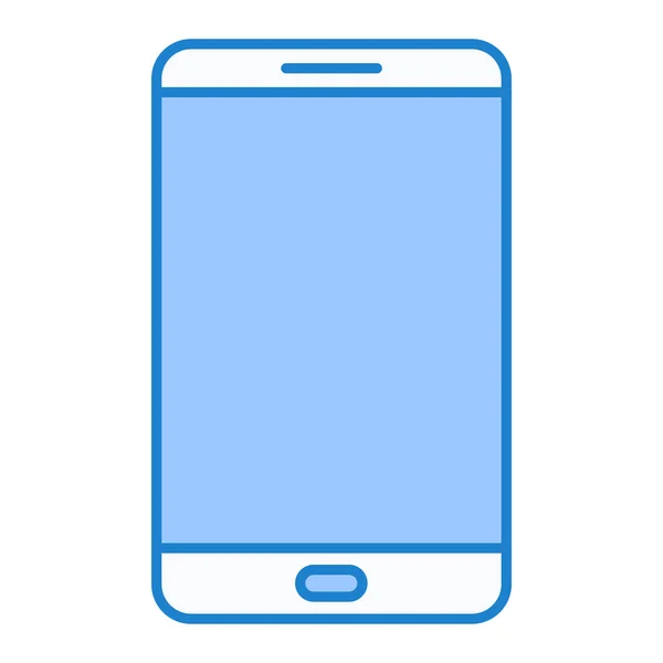Ícone Dispositivo Smartphone Ilustração Plana Ícones Vetor Telefone Celular Para — Vetor de Stock