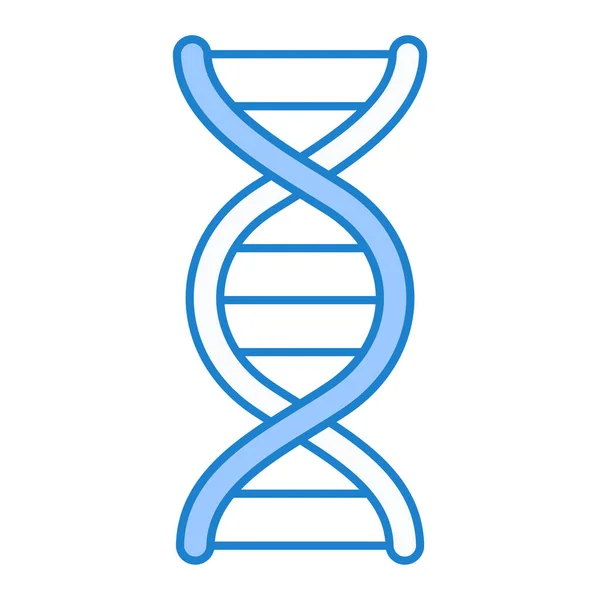 Ícone Linha Dna Ilustração Vetorial — Vetor de Stock