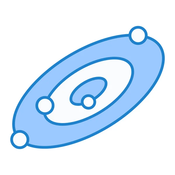Planets Icon Vector Outline Sign Isolated Contour Symbol Illustration — ストックベクタ