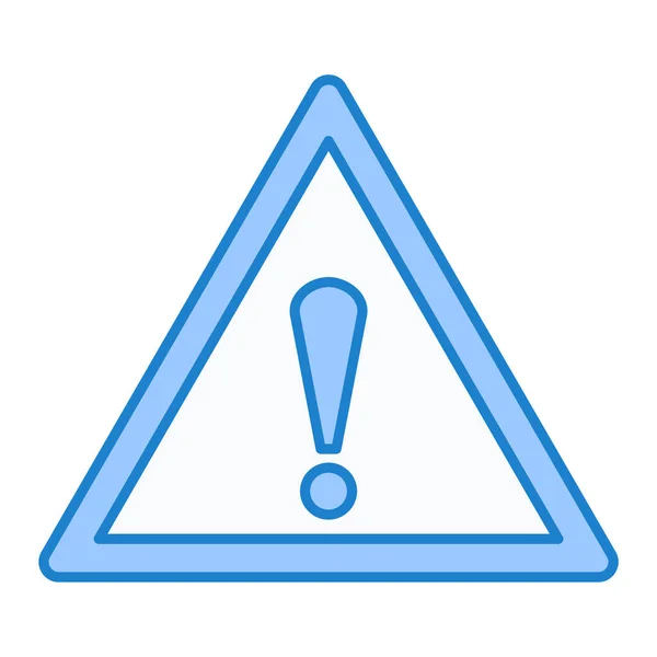 Warning Sign Icon Vector Illustration — Stock Vector