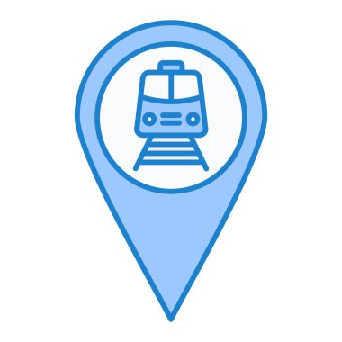 tren simgesi vektör illüstrasyonu