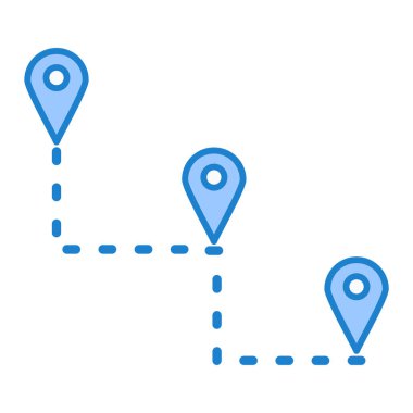 gps vektör simgesi modern basit tasarım