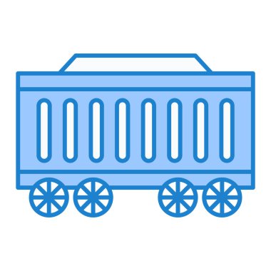 tren simgesi vektör illüstrasyonu