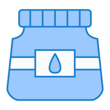 Kavanoz. Web simgesi basit illüstrasyon