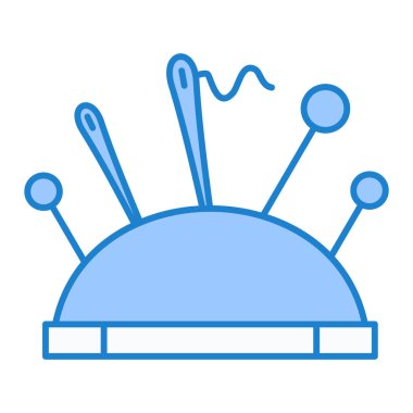 Aksesuar simgesi vektör illüstrasyonu dikiliyor