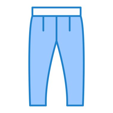 pantolon simgesi vektör illüstrasyonu
