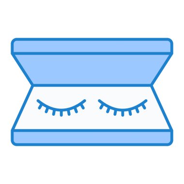 Diş ipi simgesi vektör illüstrasyonu