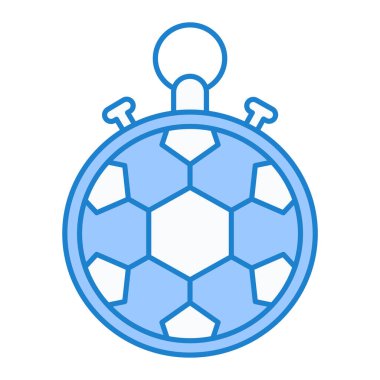 futbol topu ikonu vektör illüstrasyon tasarımı