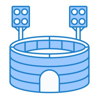 Çizgi film simgesinin vektör çizimi