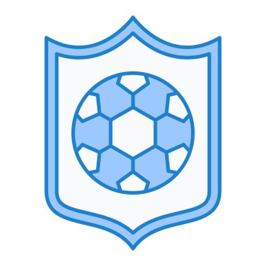 futbol topu ikonu vektör illüstrasyon tasarımı