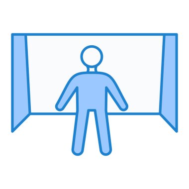 İnsan simgesinin vektör illüstrasyonu