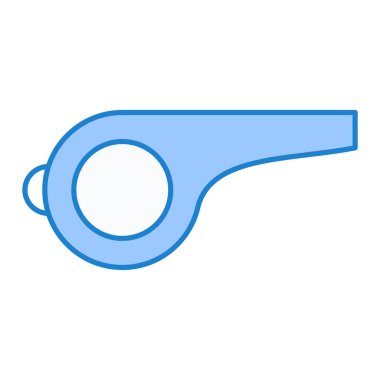 ıslık simgesi vektör illüstrasyonu