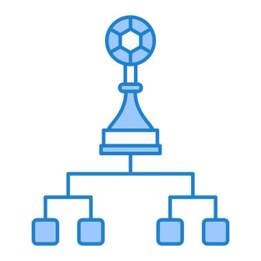 Strateji. Web simgesi basit illüstrasyon