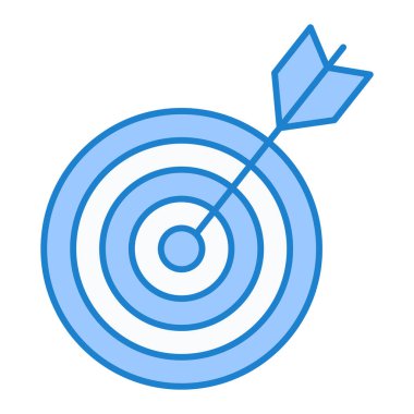 hedef simge vektör illüstrasyonu