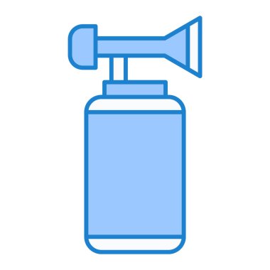 Su pompası ikonu. Web için boya söndürücü vektör çizgisi tasarım elementlerinin özet çizimi