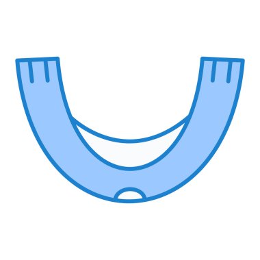 Bir at nalı simgesinin vektör çizimi