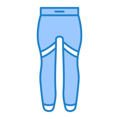 Pantolon. Web simgesi basit illüstrasyon