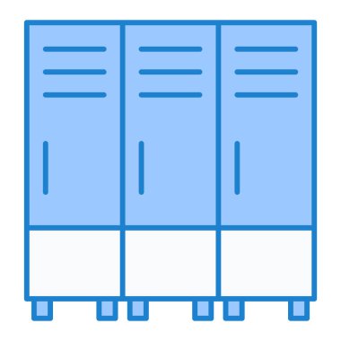 Dolap. Web simgesi vektör illüstrasyonu