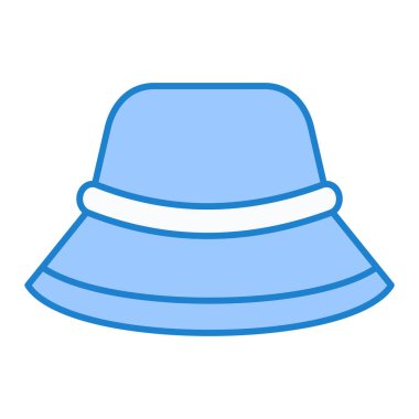 Şapka simgesi vektör illüstrasyonu