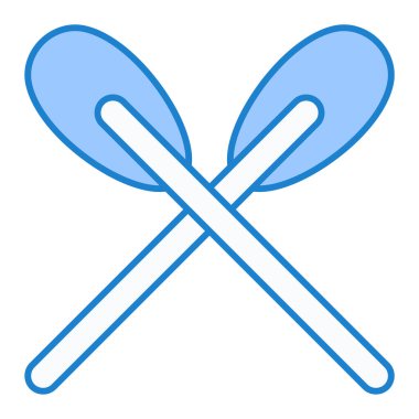 Kaşık ikonu. İnternet ve ağ kavramı