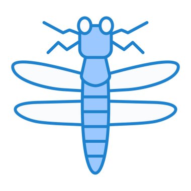 İzole edilmiş simge dizaynlı yusufçuk.