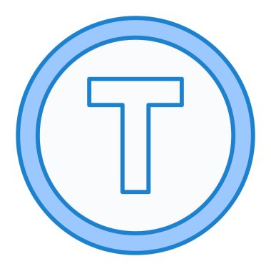 simge vektör illüstrasyonu harfi