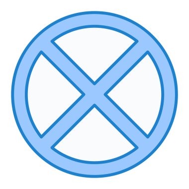 Dumanlı ikon vektör illüstrasyonu yok