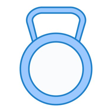 Tek izole edilmiş simge ögesinin vektör illüstrasyonu