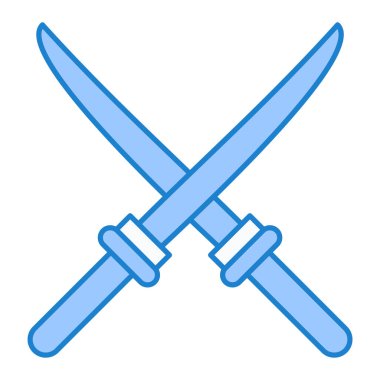 Bıçak ikonu. Web tasarımı